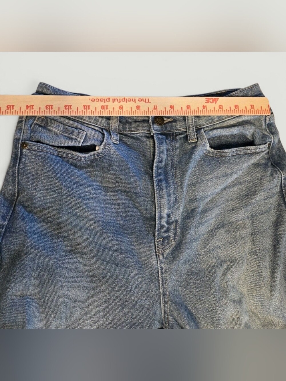 Windsor Blue Distressed Flare Jeans - Picture 7 of 11